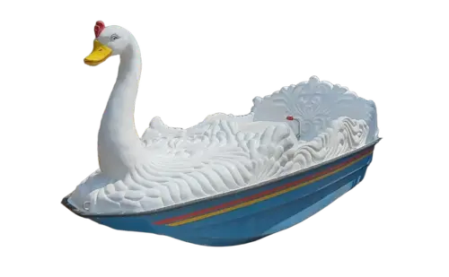 Lake Paddle Boat - Peacock Shape - Foot Operated 13 Feet FRP Boat